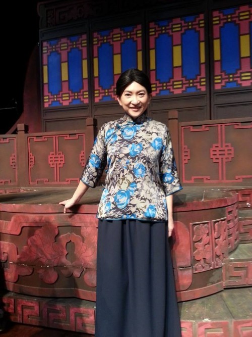 剛完成演出《星海留痕》舞台劇的演出