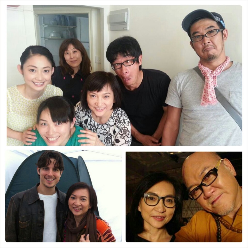 ELLEN與不同媒體合作，(上) 日本NHK電視台、(左下)美國電影LOST OF WORD、(右下)美國電影CAPTURE