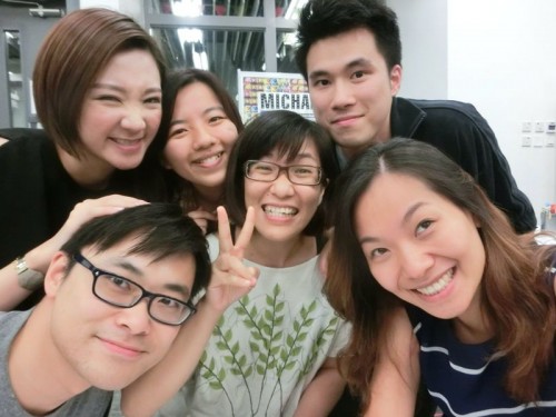左起:阿SUN、致樂、CARMAN、魷魚、JEFF、珈顯