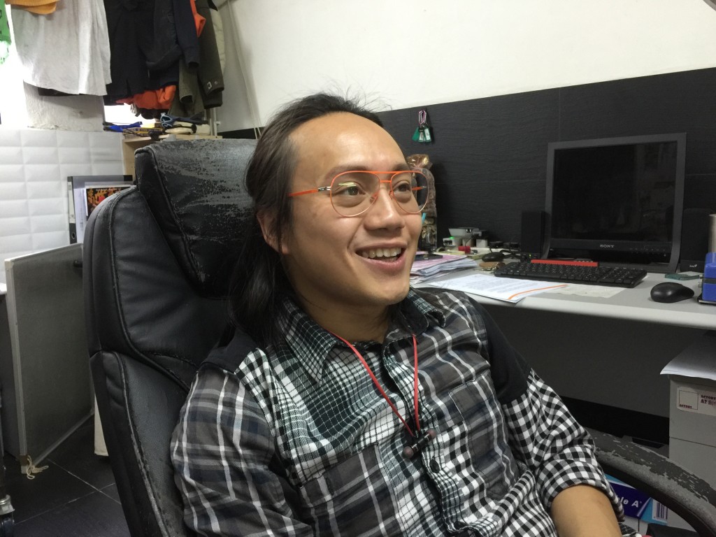 健談率直的陳仕文