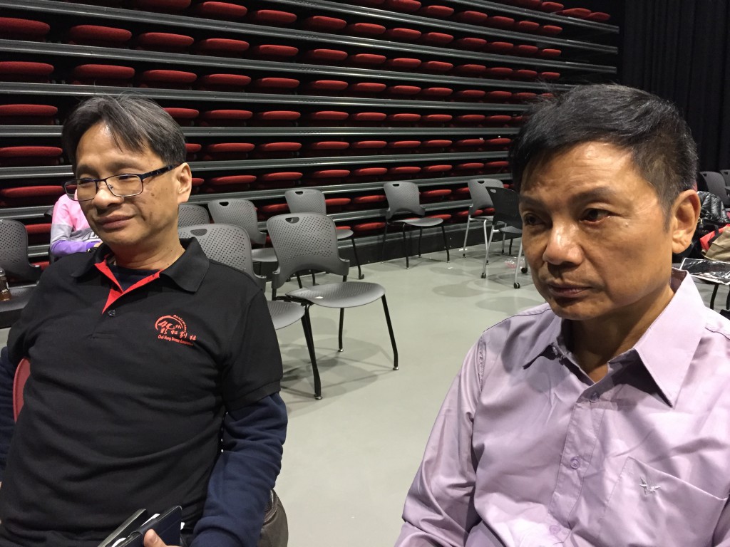 右：今次友情演出的趙震宇