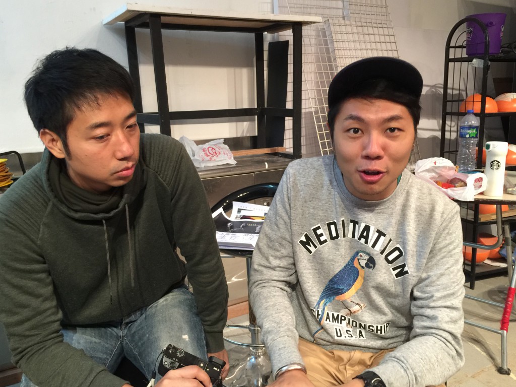 (左) Bosco、(右) Travis 兩位都係創團人，亦是今次的創作及演出