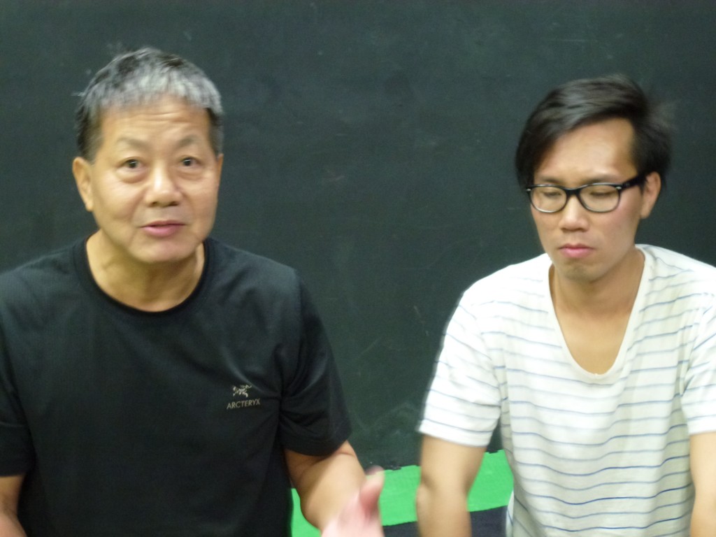 (左) 首次參與演出的麥文輝及(左)演出經驗豐富的鄧浩炯。