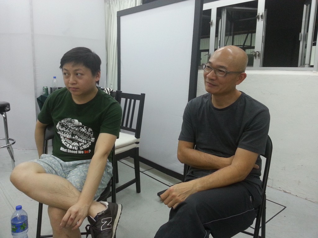 左：《不如偷人》導演陳易麟，右：《逃亡》導演蘇啟存