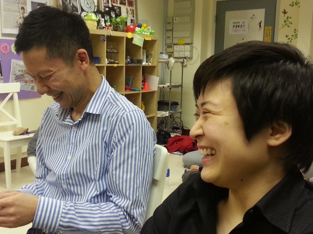 左：編、導 ANGIE，右：演員GORDON