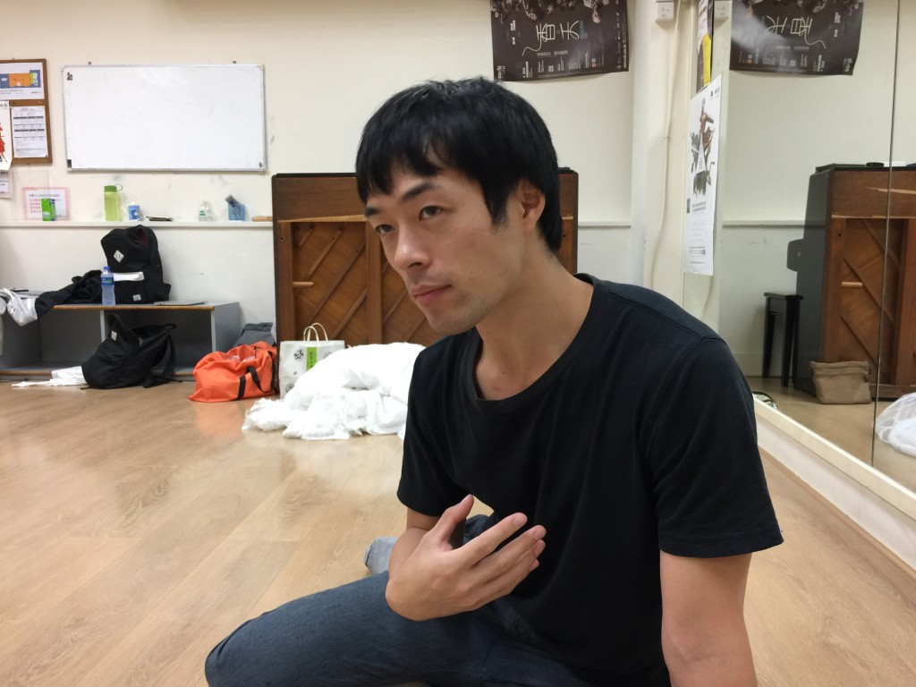 本身是演員的阿銘，首次參與舞蹈為主的演出，感覺特別。