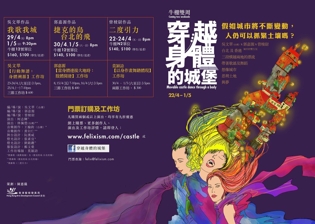演出及工作坊的詳情