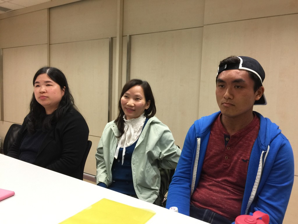 演員：(左起) 林淑筠、麥巧如、熊文浩