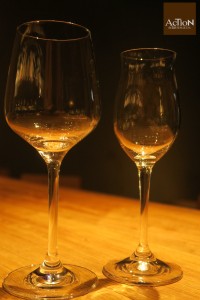 Louis 心得﹕玻璃杯可在飲果香較濃的清酒時用