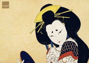 M-Jean 十分喜歡浮世繪的畫風