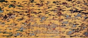 洛中洛外屏風圖 (右) (圖片來源﹕互聯網)