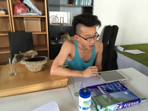 《她說創作單位》代表Wilfred Wong
