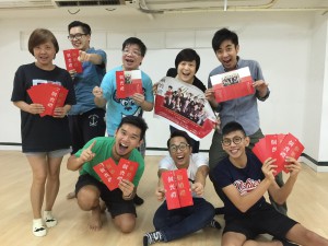 左起：馮佩虹、石俊傑、陳君俠、導演安之、馮志勳、黃子洋、吳子謙