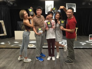 左起：馮凱琪、麥樂同、陳恩碩、黎苓妃、俞旭東