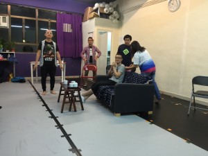 綵排情況